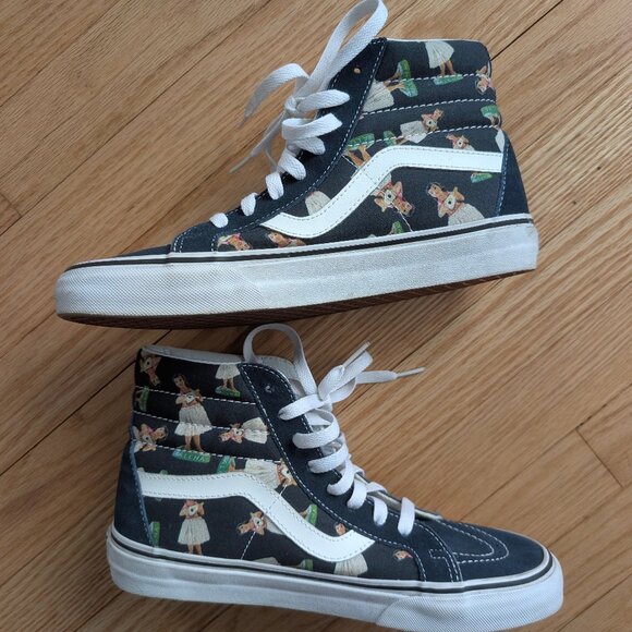 Vans Sk8-Hi Reissue Digi Hula Girl Hawaiian print high tops OFF The Wall sneaker - Picture 4 of 14